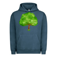 Pigment Midnight Navy tree Urban Hoodie - FaDigitalArtStudio