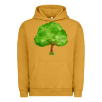 Pigment Peanut Butter tree Urban Hoodie - FaDigitalArtStudio