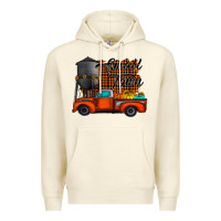 Sandshell small town fall Premium Hoodie - CowhideDigitalArt