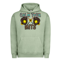 Pigment Oil Green calm your mits Urban Hoodie - CowhideDigitalArt