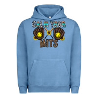 Pigment Pebble Blue calm your mits Urban Hoodie - CowhideDigitalArt