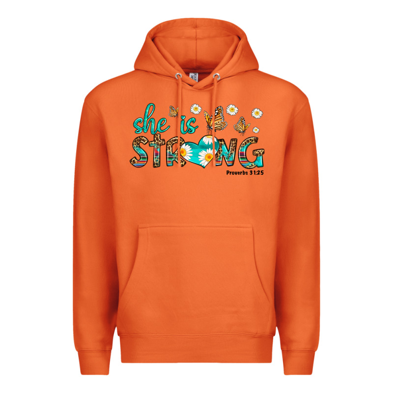 She Is Strong Premium Hoodie by HRA Design Shop | Teevron