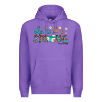 Purple she is strong Premium Hoodie - HRA Design Shop