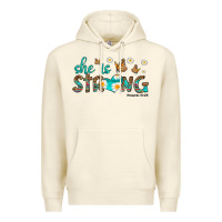 Sandshell she is strong Premium Hoodie - HRA Design Shop