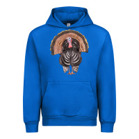 Cobalt turkey Urban Hoodie - FaDigitalArtStudio