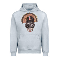 Heather Grey turkey Urban Hoodie - FaDigitalArtStudio
