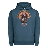 Pigment Midnight Navy turkey Urban Hoodie - FaDigitalArtStudio