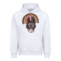 White turkey Urban Hoodie - FaDigitalArtStudio
