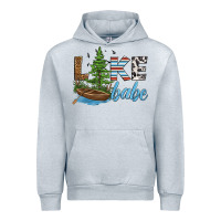 Heather Grey lake babe Urban Hoodie - HRA Design Shop