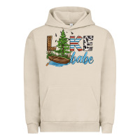Pigment French Oak lake babe Urban Hoodie - HRA Design Shop