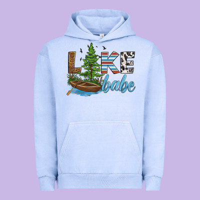 Lake Babe Urban Hoodie Designed By Hra Design Shop