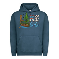 Pigment Midnight Navy lake babe Urban Hoodie - HRA Design Shop
