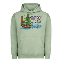 Pigment Oil Green lake babe Urban Hoodie - HRA Design Shop