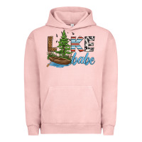 Pigment Salmon lake babe Urban Hoodie - HRA Design Shop