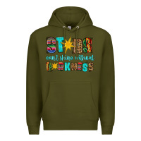 Army Green stars cant shine without darkness Premium Hoodie - HRA Design Shop