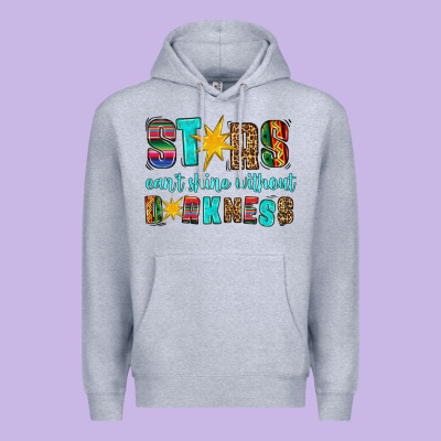 Stars Cant Shine Without Darkness Premium Hoodie Designed By Hra Design Shop