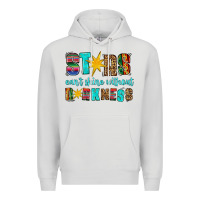 Dove Grey stars cant shine without darkness Premium Hoodie - HRA Design Shop