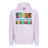 Lilac stars cant shine without darkness Premium Hoodie - HRA Design Shop