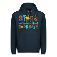 Navy stars cant shine without darkness Premium Hoodie - HRA Design Shop