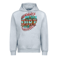 Heather Grey rub some dirt on it softball Urban Hoodie - HRA Design Shop
