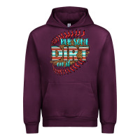 Mauve Wine rub some dirt on it softball Urban Hoodie - HRA Design Shop