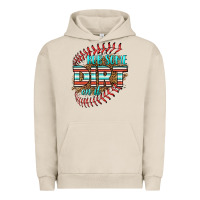 Pigment French Oak rub some dirt on it softball Urban Hoodie - HRA Design Shop