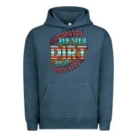 Pigment Midnight Navy rub some dirt on it softball Urban Hoodie - HRA Design Shop
