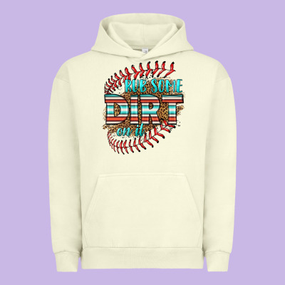 Rub Some Dirt On It Softball Urban Hoodie Designed By Hra Design Shop