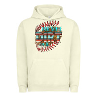 Pigment Pistachio rub some dirt on it softball Urban Hoodie - HRA Design Shop