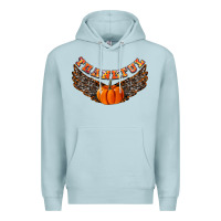 Blue Mist Thankful Premium Hoodie - CowhideDigitalArt