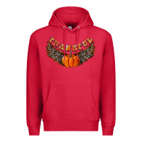 Cardinal Thankful Premium Hoodie - CowhideDigitalArt