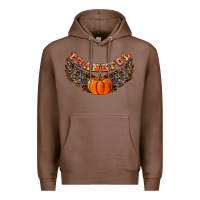 Chestnut Thankful Premium Hoodie - CowhideDigitalArt