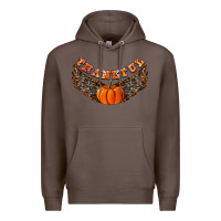 Coffee Thankful Premium Hoodie - CowhideDigitalArt