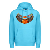 Ocean Blue Thankful Premium Hoodie - CowhideDigitalArt