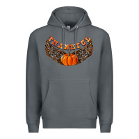 Rock Thankful Premium Hoodie - CowhideDigitalArt