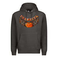 Smoke Thankful Premium Hoodie - CowhideDigitalArt