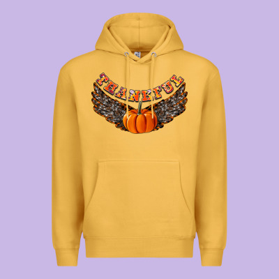 Thankful Premium Hoodie Designed By Cowhidedigitalart