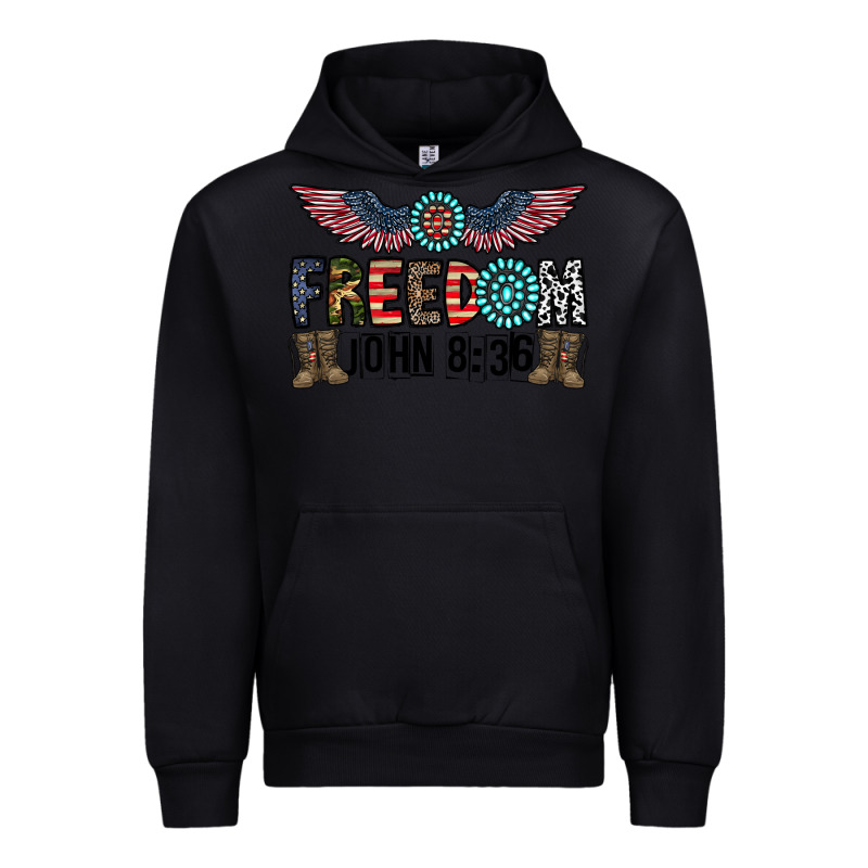 Freedom John Urban Hoodie by CowhideDigitalArt | Teevron