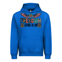Cobalt freedom john Urban Hoodie - CowhideDigitalArt