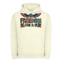Pigment Pistachio freedom john Urban Hoodie - CowhideDigitalArt