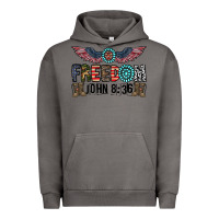Pigment Tornado freedom john Urban Hoodie - CowhideDigitalArt