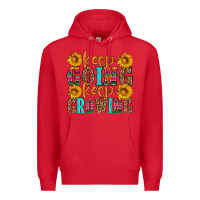 Red keep going keep growing Premium Hoodie - HRA Design Shop