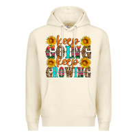 Sandshell keep going keep growing Premium Hoodie - HRA Design Shop