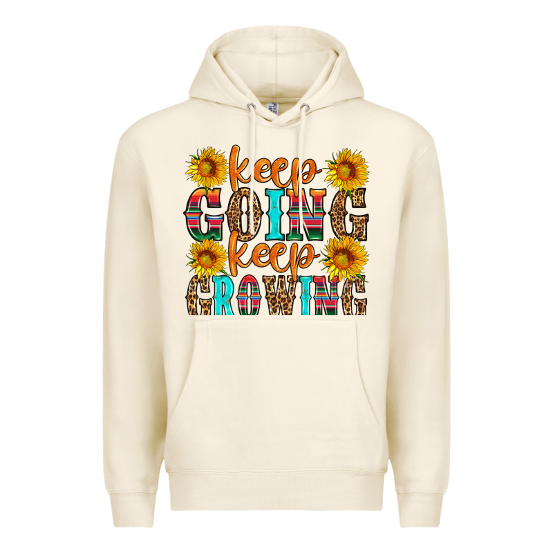 Keep Going Keep Growing Premium Hoodie by HRA Design Shop | Teevron
