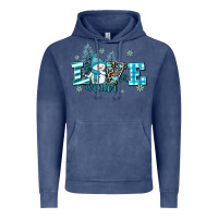 Vintage Denim love winter Vintage Hoodie - AdoDesignShop