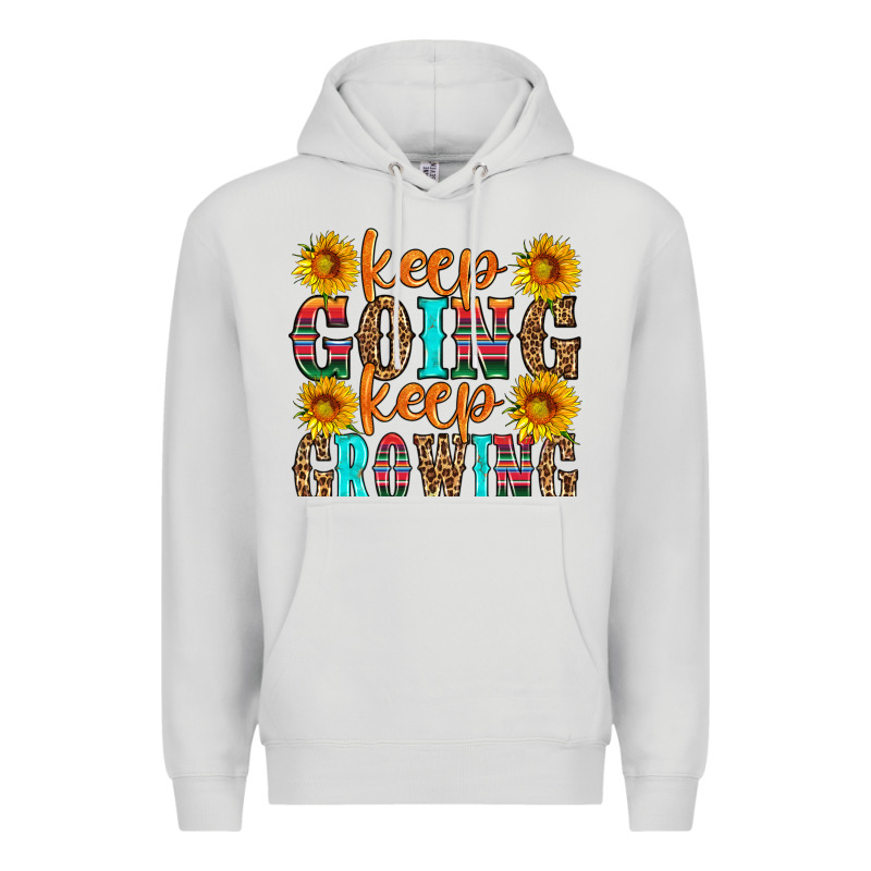 Keep Going Keep Growing Premium Hoodie by HRA Design Shop | Teevron