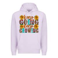 Lilac keep going keep growing Premium Hoodie - HRA Design Shop