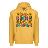 Mustard keep going keep growing Premium Hoodie - HRA Design Shop