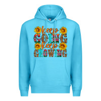 Ocean Blue keep going keep growing Premium Hoodie - HRA Design Shop