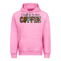 Fuchsia Pink i could go for some coffee Urban Hoodie - CowhideDigitalArt